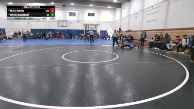 124 lbs Cons. Round 1 - Gyan Nawbatt, Santa Clara vs Max Snow, Berkeley