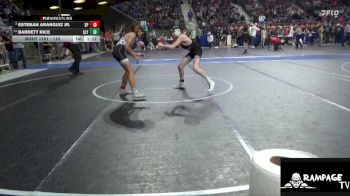 110 lbs Quarterfinal - Esteban Aranguiz Jr., SC Punisher vs Barrett Rice, Slyfox