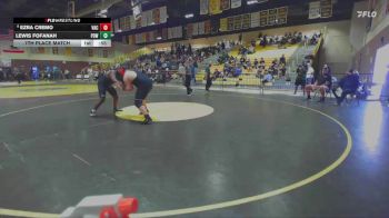 285 lbs 7th Place Match - Lewis Fofanah, Poway vs Ezra Cremo, Vacaville