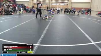 44 lbs Semifinal - Kai Burns, MTC vs Kingston Archey, Higher Calling