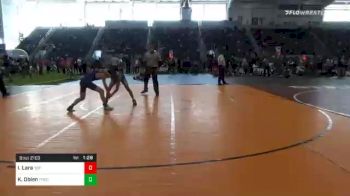 109 lbs Prelims - Isaiah Lara, Top Dog WC vs Kaden Obien, Precision WC