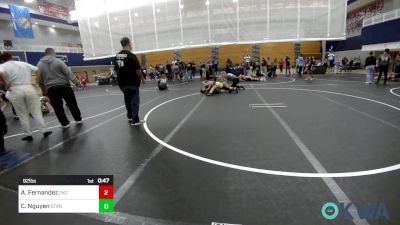 92 lbs Rr Rnd 3 - Alex Fernandez, OKC Saints Wrestling vs Cole Nguyen, Standfast