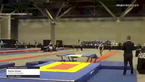 Bailee Moser - Double Mini Trampoline, SUMMIT SPRINGERS - 2021 USA Gymnastics Championships