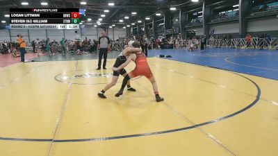 80 lbs Round 5 - 4:00pm Saturday - Steven (sj) Gilliam, Terps Xtreme vs Logan Littman, Great Neck W.C.