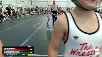 88 lbs Round 2 (8 Team) - Colt Aberegg, The Wrestling Mill vs Jack Stonebraker, U2 Upstate Uprising