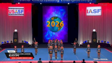 The California All Stars - Livermore - Black Ops [2026 L6 Senior Medium Coed Finals] 2026 The Cheerleading Worlds