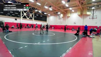 135 lbs Cons. Round 5 - Mia Franciotti, Frontier vs Tiffany Torres, Highland (Bakersfield)