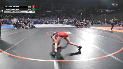 6A/5A Girls 105 Cons. Round 2 - Chaya Palomo, McNary Girls vs Kaylee Hadden, Thurston Girls