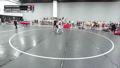 120 lbs Traevon Ducking, Team Indiana Gold vs Landon Thoennes, Minnesota Blue