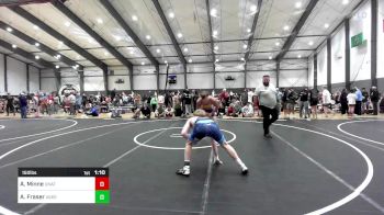150 lbs Round Of 16 - Aidan Minne, Unattached vs Alec Fraser, Askeo International Mat Club