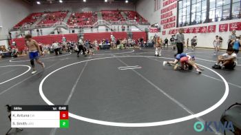 58 lbs Quarterfinal - Kasen Antuna, Elgin Wrestling vs Sawyer Smith, Little Axe Takedown Club