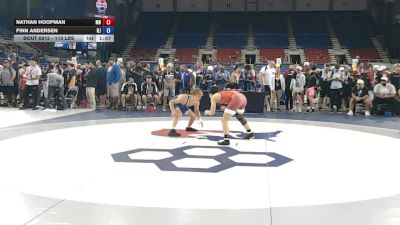 113 lbs Cons. Sub-quarters - Nathan Hoopman, Minnesota vs Finn Andersen, New Jersey