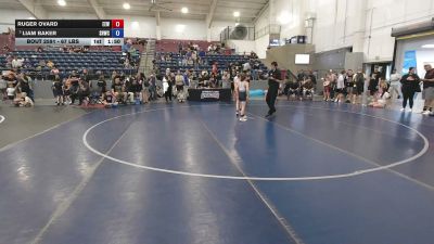 67 lbs Cons. Semis - Ruger Ovard, Evanston Elite Wrestling vs Liam Baker, Savage House Wrestling Club