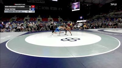126 lbs Champ. Rd Of 128 - Dion Mesanko-Coleman, NJ vs Ryan Totten, MI