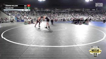 B4A-215 lbs Quarterfinal - Andrew Willard, Weatherford vs Kellen Fry, Cushing