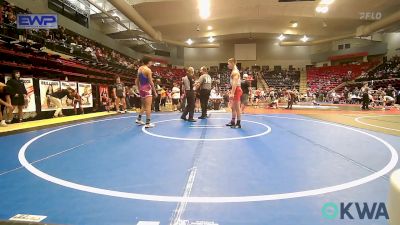 132 lbs Consolation - Shane Hall, Skiatook Youth Wrestling vs William Conley, Chandler Takedown Club