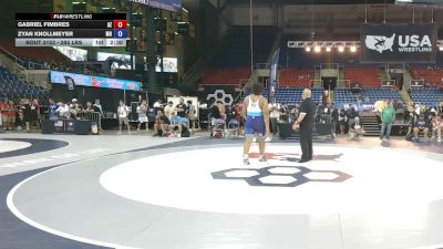 285 lbs Cons. Sub-rd Of 16 - Gabriel Fimbres, Arizona vs Zyan Knollmeyer, Missouri