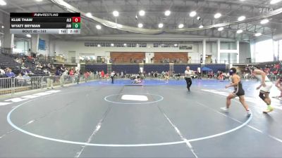 141 lbs Champ. Round 1 - Wyatt Bryman, Jamestown vs Klue Thaw, Albany