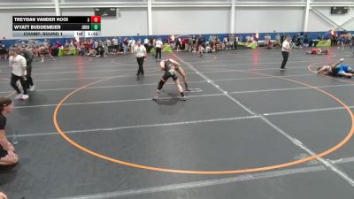 150 lbs Champ. Round 1 - Wyatt Buddemeier, Unattached vs Treydan Vander Kooi, Allegan