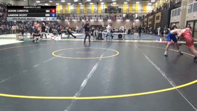 155 lbs 5th Place Match - Jaxon Lumetta, USA Mat Club vs Landon Scott, Iowa