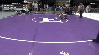 135 lbs 3rd Place - Gavin Boland, Willow Street vs Rashad Stratton, Frankford