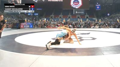 100 lbs Cons. Rd Of 16 - Anna White, North Dakota vs Cassidy McCallister, Iowa
