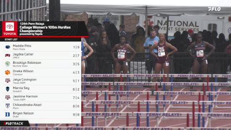 Women's 100m Hurdles Championship, Finals