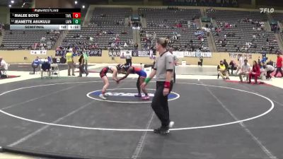 107 lbs Semifinal - Rialee Boyd, Taylor County vs Jeanette Asukulu, Lafayette
