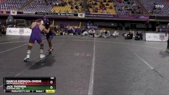 165 lbs Placement Matches (16 Team) - Jack Thomsen, Northern Iowa vs Marcus Espinoza-Owens, South Dakota State