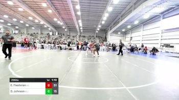 285 lbs Quarterfinal - Easton Fleshman, Young Guns Black vs Dillan Johnson, Illinois Menace Lightning