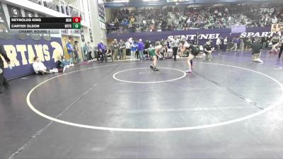 157 lbs Champ. Round 1 - Reynolds King, Missoula Sentinel vs Carter Olson, Whitefish