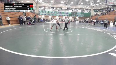 157 lbs Cons. Round 3 - Cody Jarrett, Vista Murrieta vs Damascus Bradford, Centennial