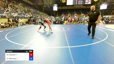 112 lbs Quarters - Nakayla Dawson, MI vs Samiyah Rahming, PA