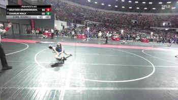 82 lbs Cons. Round 2 - Brayden Brandemuehl, Wisconsin vs Charlie Walz, GET Blue Demons