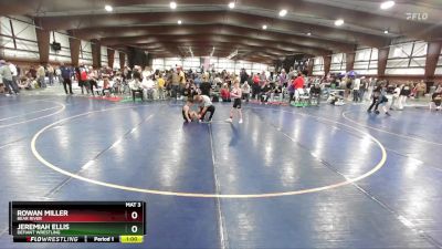 57 lbs Cons. Round 3 - Jeremiah Ellis, Defiant Wrestling vs Rowan Miller, Bear River