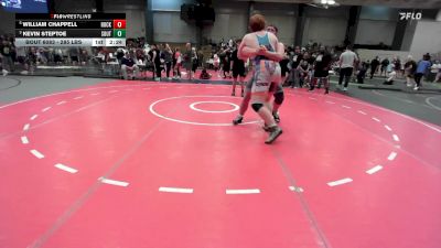285 lbs 5th Place - William Chappell, Rockmart Takedown Club vs Kevin Steptoe, South Effingham Mustang Wrestling Club