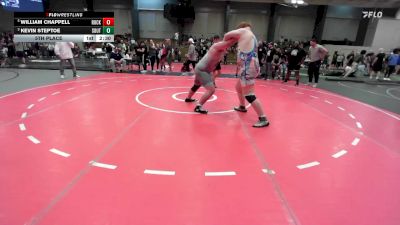 285 lbs 5th Place - William Chappell, Rockmart Takedown Club vs Kevin Steptoe, South Effingham Mustang Wrestling Club