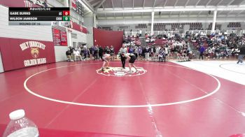 144 lbs Round Of 16 - Gabe Burns, Athens Christian vs Wilson Jamison, Christian Brothers