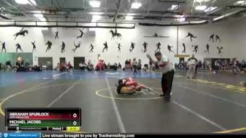 184 lbs 5th Place Match - Abraham Spurlock, Ohio Wesleyan vs Michael Jacobs, Adrian