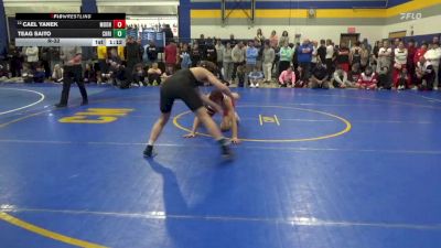 133 lbs R-32 - Cael Yanek, Moon vs Teag Saito, Christian Brothers Acad.-NJ