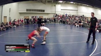 85 lbs Semis & 1st Wrestleback (8 Team) - Maddex Ewy, Oklahoma Elite vs Shay Lundvall, Iowa USA Red