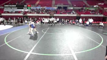 113 lbs Round 3 - 2nd Wrestleback And Semi-finals(16 Team) - Maxwell Marino, Conroe Woodlands College Park vs James Coleman, Katy Cinco Ranch