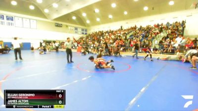 84 lbs 5th Place Match - Elijah Geronimo, 951 Wrestling Club vs James Altom, Peterson Grapplers