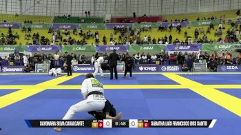Sábatha Laís Francisco Dos Santo vs Sayonara Silva Cavalcante 2025 Brasileiro Jiu-Jitsu IBJJF