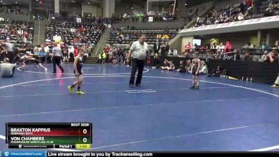 60 lbs 7th Place Match - Von Chambers, Powerhouse Wrestling Club vs Braxton Kappius, Nebraska Boyz