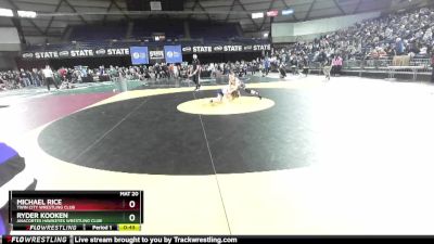 86 lbs Cons. Round 6 - Michael Rice, Twin City Wrestling Club vs Ryder Kooken, Anacortes Hawkeyes Wrestling Club