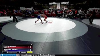 100 lbs Placement Matches (16 Team) - Lyla Stafford, SAWA vs Rebekah Jimenez, LAWA