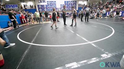 74-78 lbs Rr Rnd 2 - Temperance Vandver, Lone Grove Takedown Club vs Ashlynn Clark, Harrah Little League Wrestling