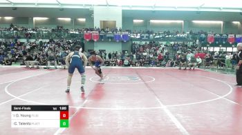 157 lbs Semifinal - Donell Young, Fairfield Ludlowe vs Caiden Talento, Platt