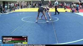 125 lbs Round 2 - Jaelyn Bowe, Crass Trained Wrestling vs Kit Alsaker, Team Nazar